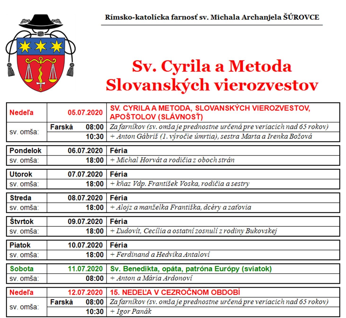 Sv. Cyrila Metod