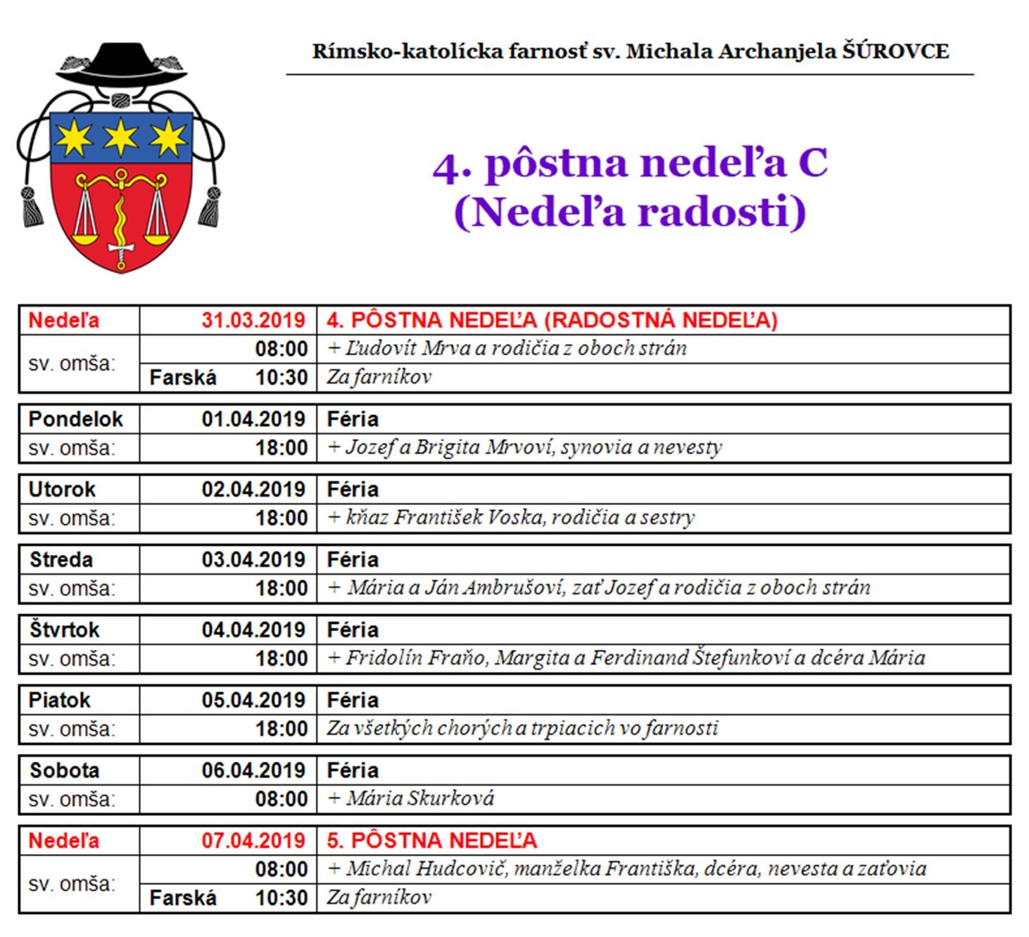 4. pôstna C