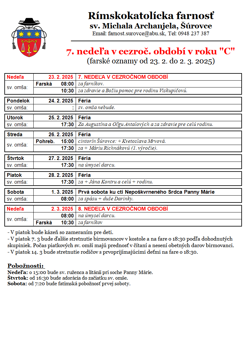 7. nedeľa v období cez rok 2025 copy