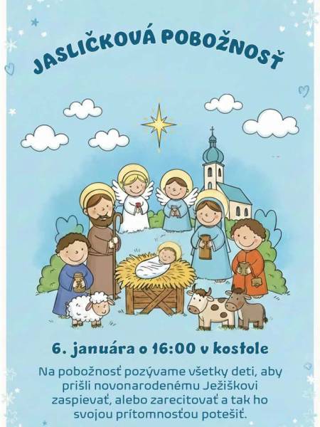 Pozvánka na Jasličkovú pobožnosť